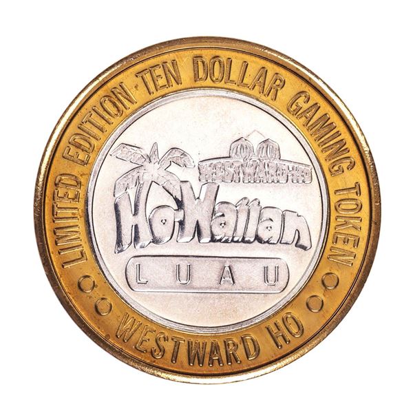 .999 Silver Westward Ho Casino Las Vegas $10 Casino Limited Edition Gaming Token