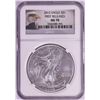 Image 1 : 2012 $1 American Silver Eagle Coin NGC MS70 First Releases
