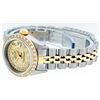 Image 7 : Rolex Ladies Two Tone Steel & Gold Champagne String Diamond Datejust Wristwatch