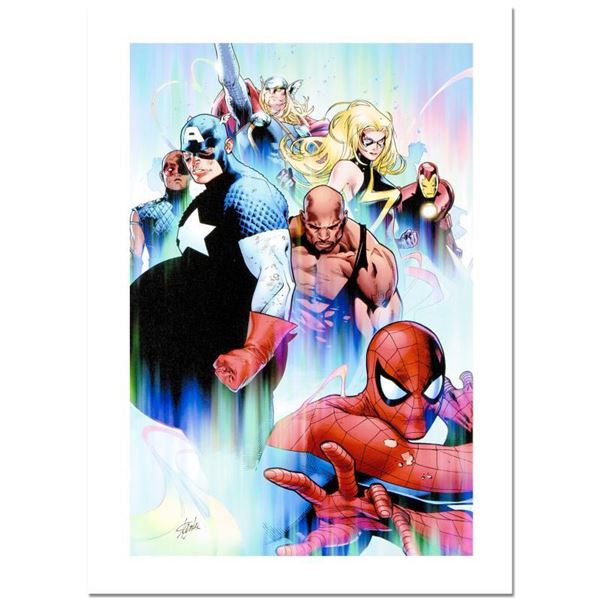 Stan Lee - Marvel Comics "Siege #4" Limited Edition Giclee on Canvas