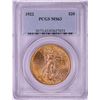 Image 1 : 1922 $20 St. Gaudens Double Eagle Gold Coin PCGS MS63