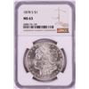 Image 1 : 1878-S $1 Morgan Silver Dollar Coin NGC MS63