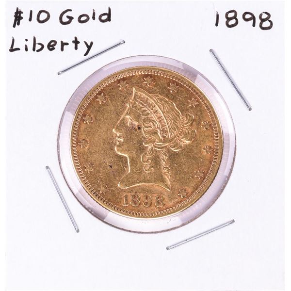 1898 $10 Liberty Head Eagle Gold Coin