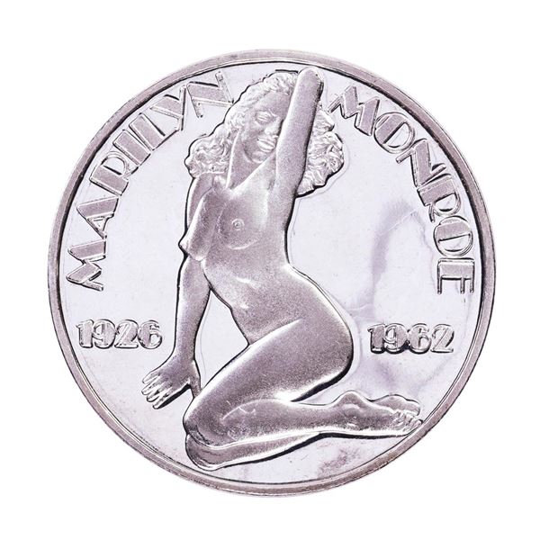 1926-1962 Marilyn Monroe Proof 1oz .999 Fine Silver Round