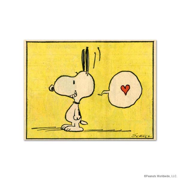 Peanuts "Heart" Limited Edition Giclee on Paper