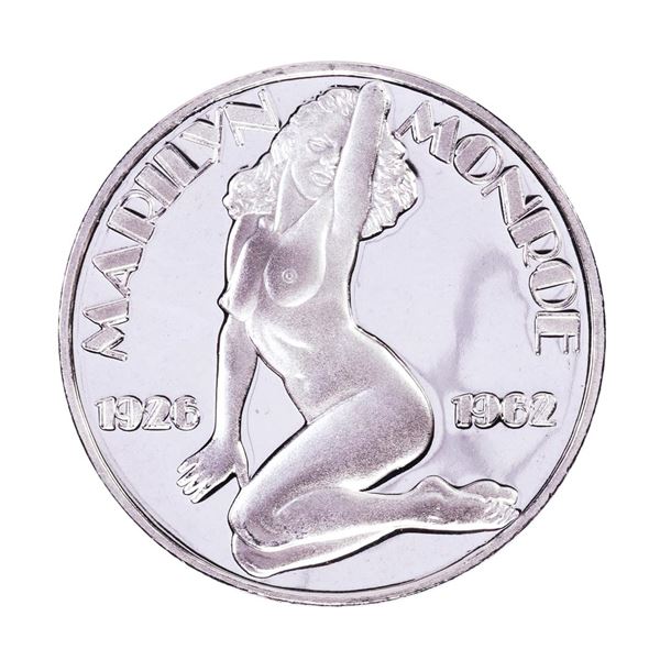 1926-1962 Marilyn Monroe Proof 1oz .999 Fine Silver Round