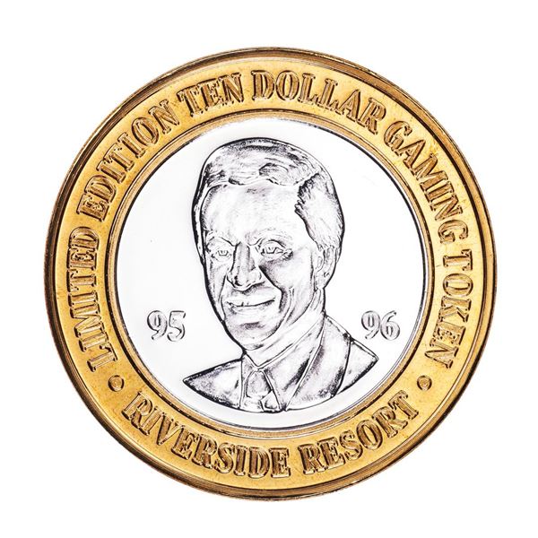 .999 Fine Silver Riverside Casino Laughlin, NV $10 Limited Edition Gaming Token