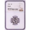 Image 1 : 1961 Proof Jefferson Nickel Coin NGC PF69