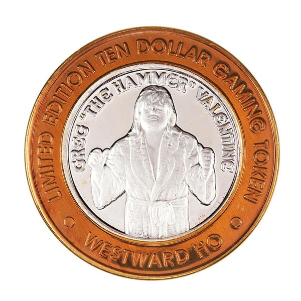 .999 Silver Westward Ho Casino Las Vegas, NV $10 Limited Edition Casino Gaming Token