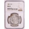 Image 1 : 1881-S $1 Morgan Silver Dollar Coin NGC MS63 Nice Toning