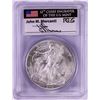 Image 1 : 2013 $1 American Silver Eagle Coin PCGS MS70 First Strike John M. Mercanti Signature