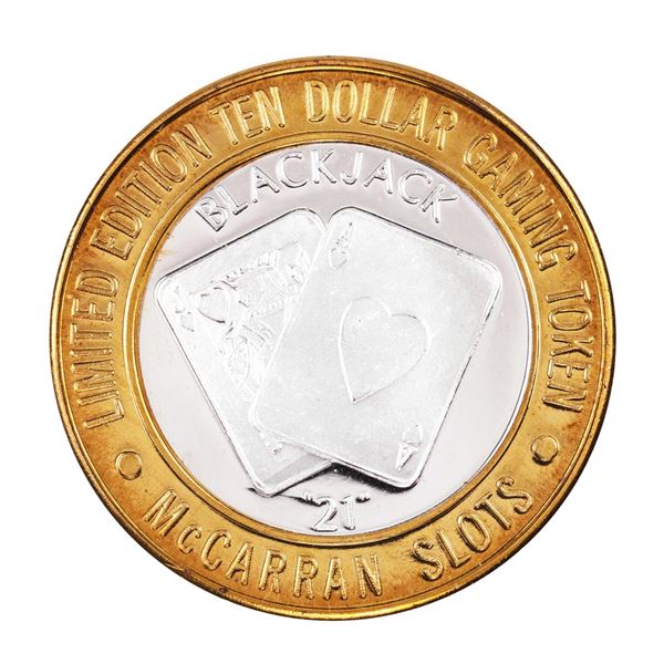 .999 Silver McCarran International Airport Las Vegas, NV $10 Limited Gaming Token