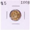 Image 1 : 2008 $5 American Gold Eagle Coin