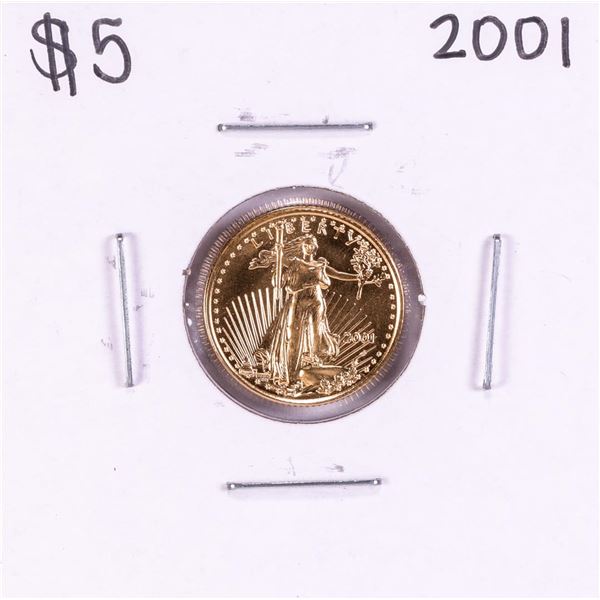 2001 $5 American Gold Eagle Coin