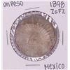 Image 1 : 1898 Zs FZ Mexico Un Peso Silver Coin