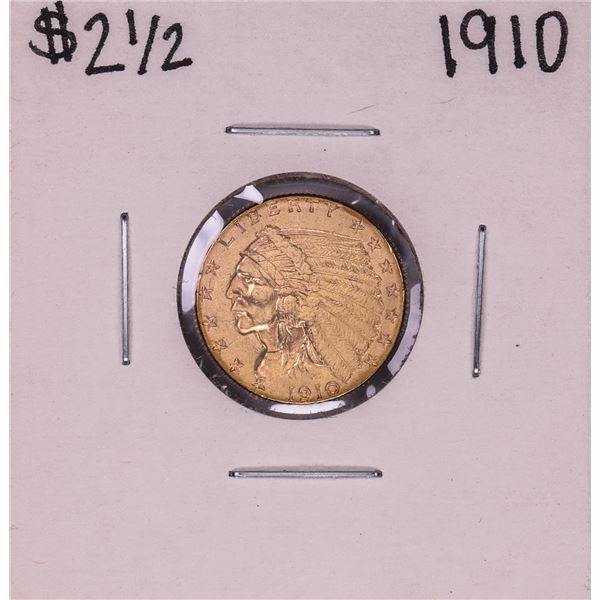 1910 $2 1/2 Indian Head Quarter Eagle Gold Coin