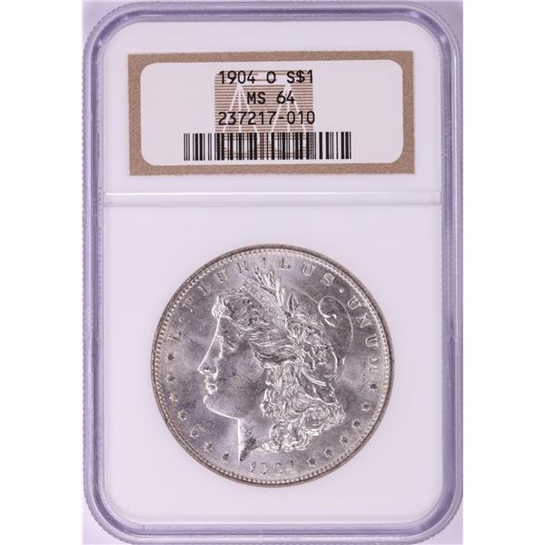 1904-O $1 Morgan Silver Dollar Coin NGC MS64