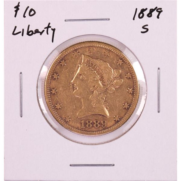 1889-S $10 Liberty Head Eagle Gold Coin