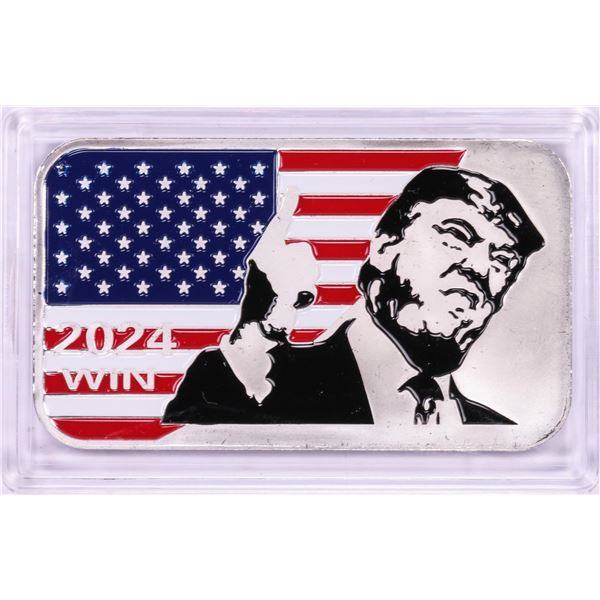 2024 Win Trump 1oz .999 Fine Silver Bar Ingot