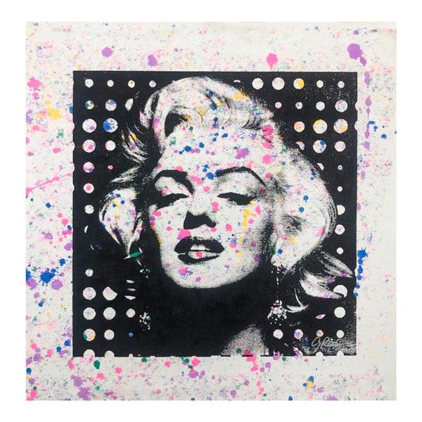 Rodgers "Marilyn Monroe" Original Mixed Media on Canvas