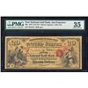 Image 1 : 1870 $20 First National Gold Bank, San Francisco CH# 1152 Note PMG Ch. Very Fine 35