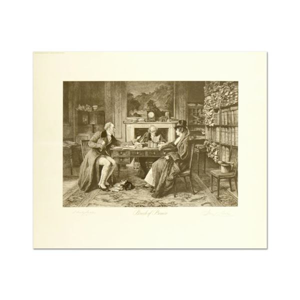 W Dendy Sadler (1854-1923) "Breach Of Promise" Limited Edition Lithograph on Paper