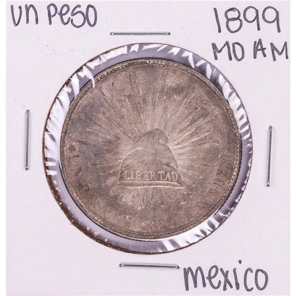 1899 Mo AM Mexico Un Peso Silver Coin