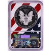 Image 2 : 2018-W $1 Proof American Silver Eagle Coin NGC PF69 Ultra Cameo Congratulations Flag
