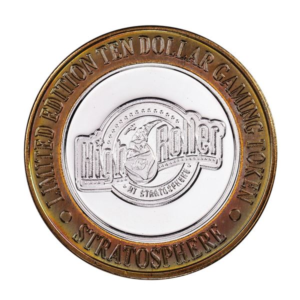 .999 Silver Stratosphere Las Vegas, Nevada $10 Casino Limited Edition Gaming Token
