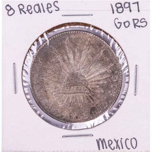 1897 Go RS Mexico 8 Reales Silver Coin