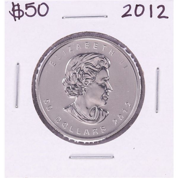 2012 $50 Canada 1oz. Platinum Maple Leaf Coin
