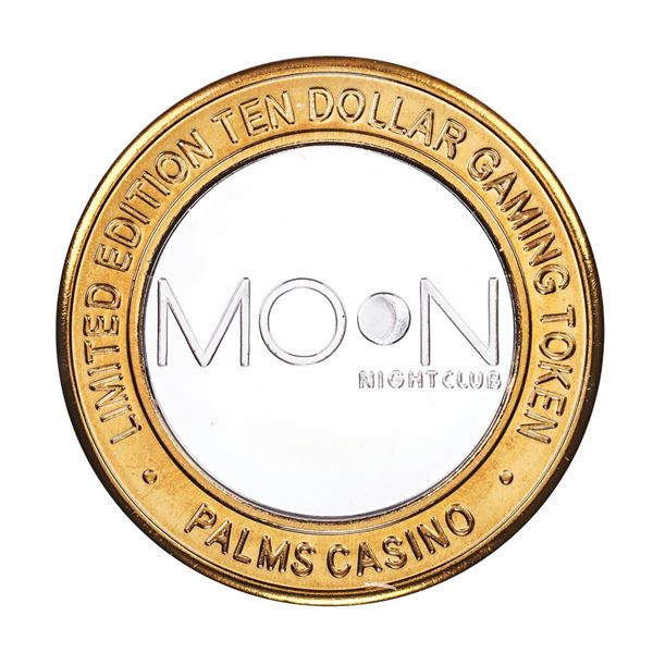 .999 Silver Palms Casino Las Vegas, NV $10 Casino Limited Edition Gaming Token