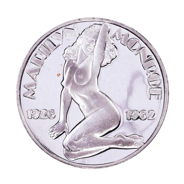 1926-1962 Marilyn Monroe Proof 1oz .999 Fine Silver Round