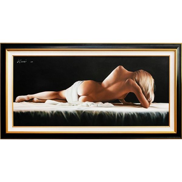 Bill Mack Lustrous, Original Oil Painting Signed