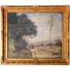 Image 2 : Joseph H. Boston, Amer. Titled 'Haywagon' Painted Landscape