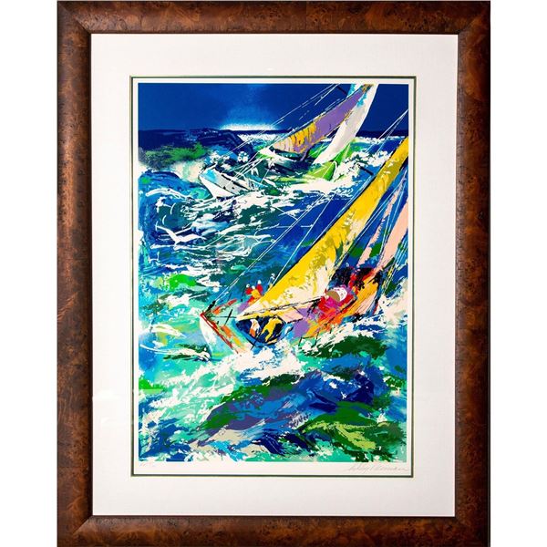 LeRoy Neiman High Seas Sailing II Serigraph Signed Proofed