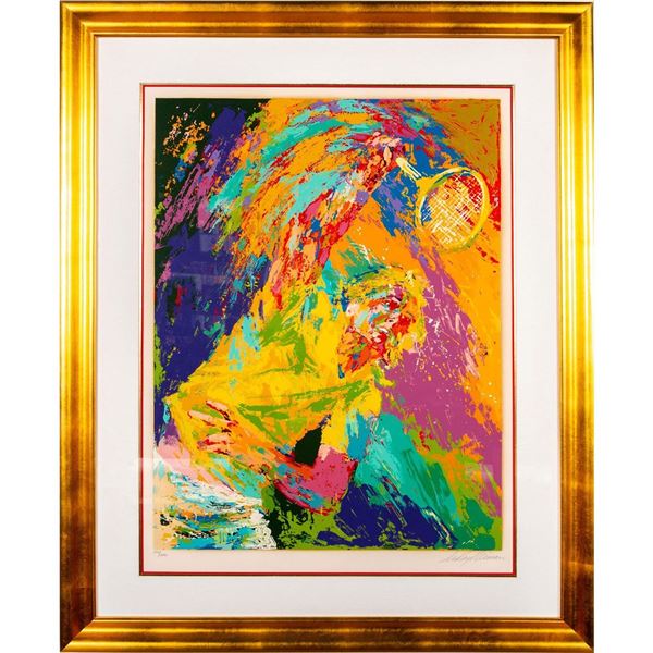 LeRoy Neiman Power Serve, Signed Serigraph