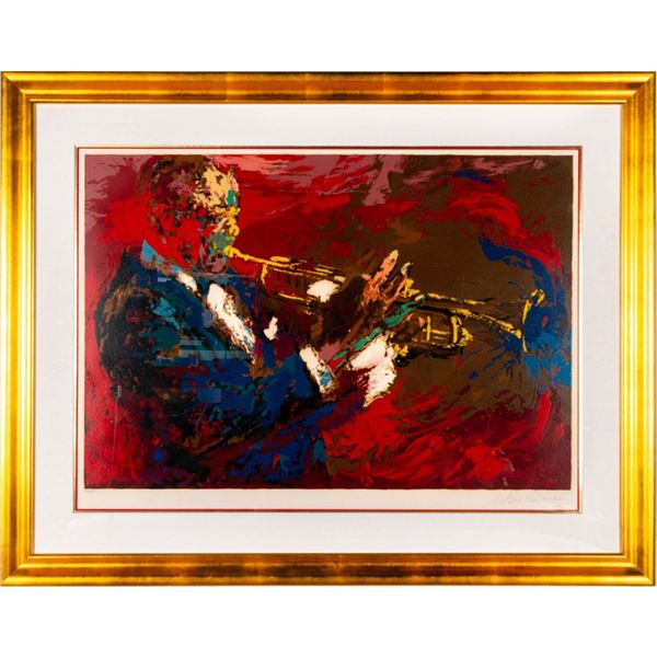 LeRoy Neiman Serigraph Satchmo Louis Armstrong Signed