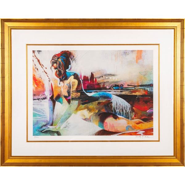 Timothy Parker Spectral Figure Signed Serigraph 9/250