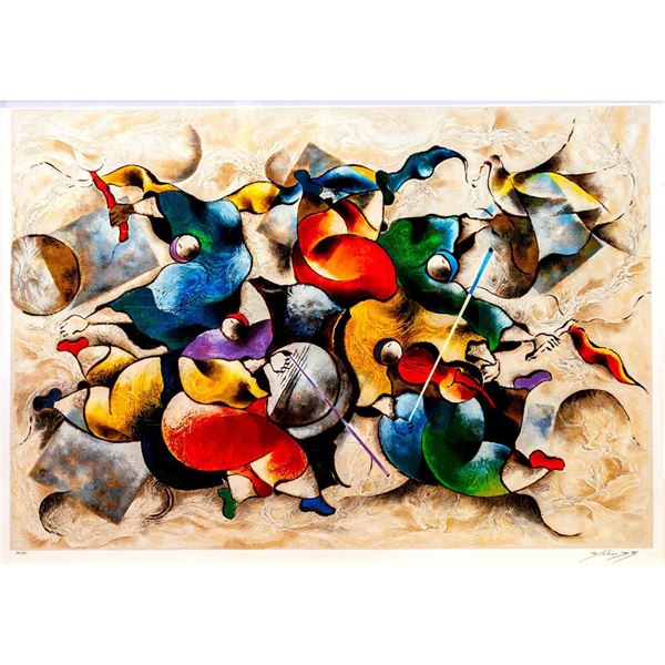 David Schluss Serigraph Print, Days Of Peace