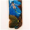 Image 3 : Rare Mal Flanders (1932- 2004) Driftwood Painting Snorkeling