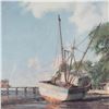 Image 6 : John Stobart Print, Shrimpboats At Skull Creek