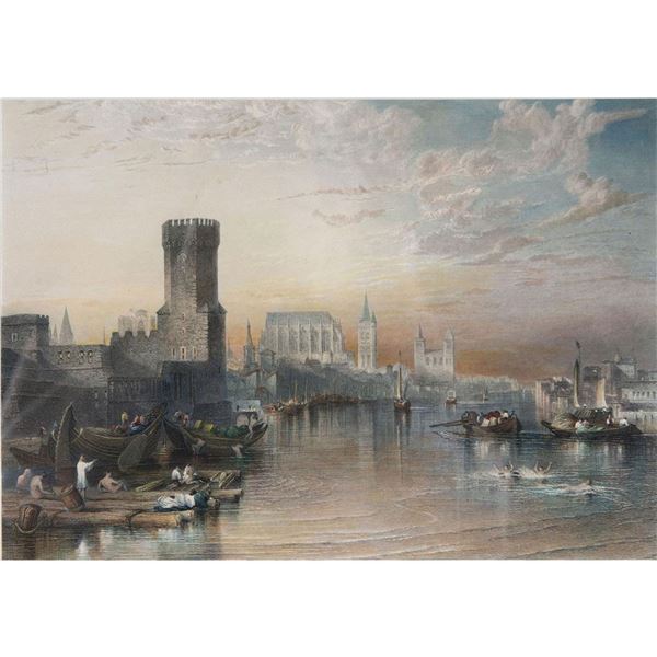 JMW Turner Print, Cologne From The River