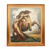 Image 1 : Estanoi Oil on Board, Man and Centaur