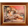 Image 2 : Framed Gigi Gallant ( d. 2009), Oil Painting, Woman Reading