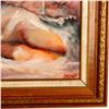 Image 4 : Framed Gigi Gallant ( d. 2009), Oil Painting, Woman Reading