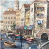 Image 5 : Oil on Canvas, Canal Scene, Untitled