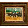 Image 2 : Framed Patrish Oil Painting, Horse Racing