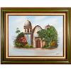 Image 2 : Framed, Oil on Canvas, Carmel Mission Painting