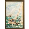 Image 2 : Framed Clay Painting, Sailing Away